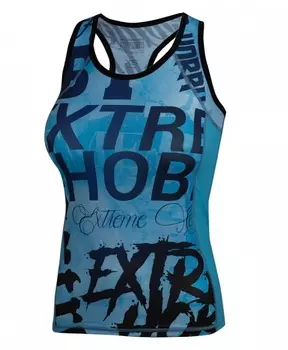 Майка letters blue, женская Extreme Hobby