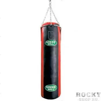 Мешок боксерский 150*35, натуральная кожа, 60 кг Green Hill