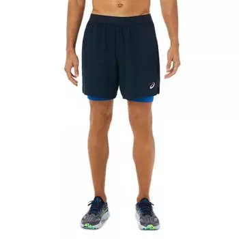 Мужские шорты Asics 2011a771 405 road 2-n-1 7in short Asics