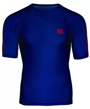 Мужской рашгард active blue к/р, мужской