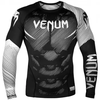 Мужской рашгард NoGi 2.0 Black/White L/S