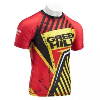 Мужской рашгард RGS-4051, красно-желтый