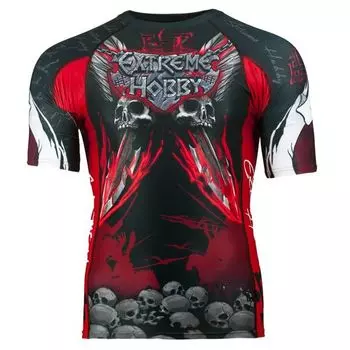 Мужской рашгард с коротким рукавом husar