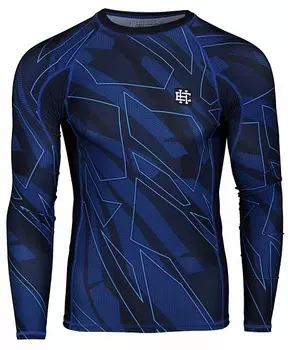 Мужской рашгард SHADOW blue д/р, мужской
