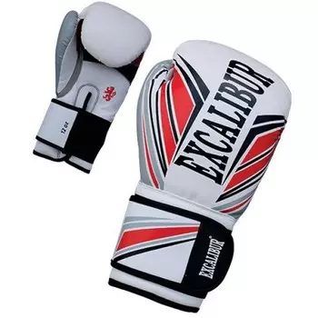 Перчатки боксерские 8023-03 White PU, 14 унций