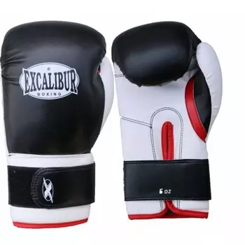 Перчатки боксерские детские Excalibur 8054/1 Black/White PU, 6 унций Excalibur