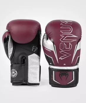 Перчатки боксерские Elite Evo Burgundy/Silver, 10 унций