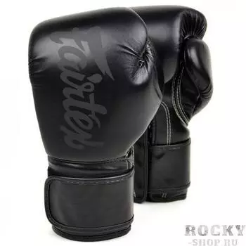 Перчатки боксерские Fairtex Double Black, 18 oz Fairtex