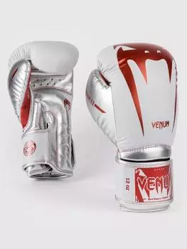 Перчатки боксерские Giant 3.0 Gray/Silver, 14 унций