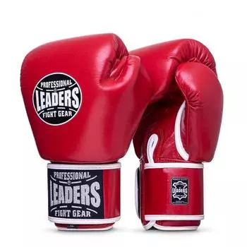 Перчатки боксерские LEADERS THAI 2 RD/WH, 16 oz