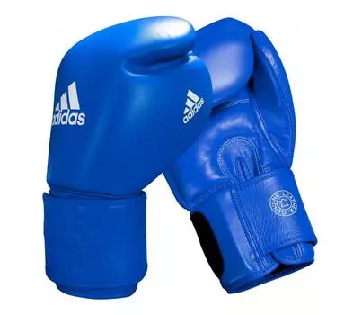 Перчатки боксерские Muay Thai Gloves 300 сине-белые, 12 унций Adidas
