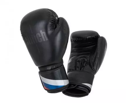 Перчатки боксерские Olimp черные, 10 унций
