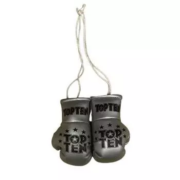 Перчатки боксерские сувенирные Top Ten серебро