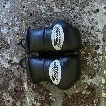 Перчатки боксерские сувенирные Twins Black