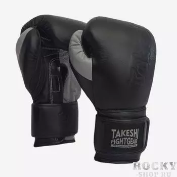Перчатки боксерские Takeshi Fight Gear Black/Grey New, 16 OZ Takeshi FG