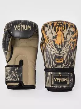 Перчатки боксерские TIGER Black/Neo Orange, 14 унций