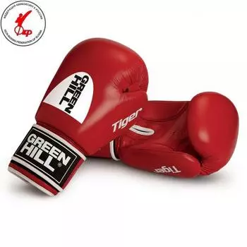 Перчатки боксерские tiger (c новым логотипом), 10 oz Green Hill