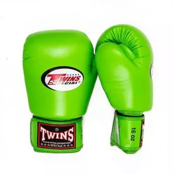 Перчатки боксерские Twins BGVL-3 Green, 14 унций