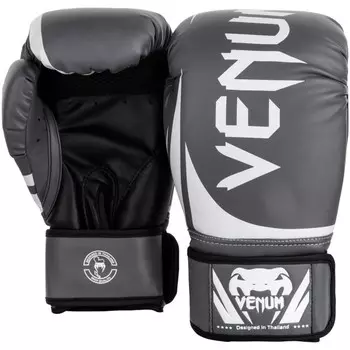 Перчатки боксерские Venum Challenger 2.0 Grey/White, 14 унций Venum