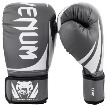 Перчатки боксерские Venum Challenger 2.0 Grey/White/Black, 10 унций Venum