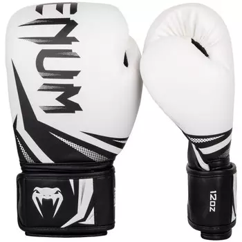 Перчатки боксерские Venum Challenger 3.0 White/Black, 12 oz Venum