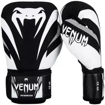 Перчатки боксерские Venum Impact Black/White, 10 унций Venum