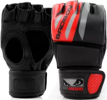 Перчатки для ММА Pro Series Advanced MMA Gloves-Black/Red