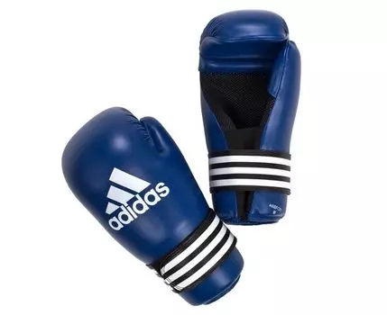 Перчатки полуконтакт Semi Contact Gloves, синие
