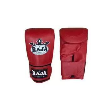 Перчатки снарядные Boxing Leather Red, L, липучка, красный