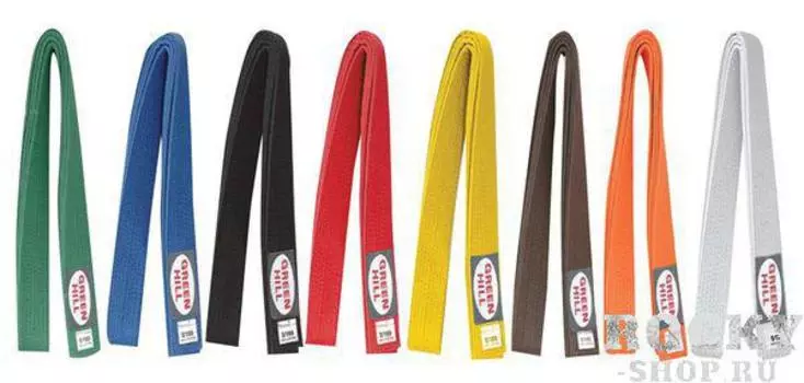 Пояс для кикбоксинга 7-contact Green Hill, Зеленый Green Hill