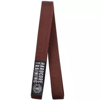Пояс для кимоно Hardcore Training Premium Brown Hardcore Training