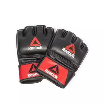 Профессиональные кожаные перчатки Reebok Combat для MMA Reebok