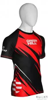 Мужской рашгард IMMAF, красный