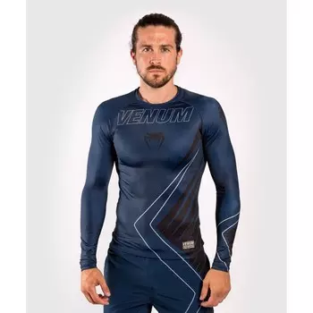 Рашгард Venum Contender 2.0 L/S Navy/Sand Venum