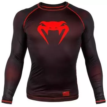 Рашгард Venum Contender 3.0 Black/Red L/S Venum