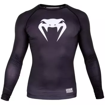 Рашгард Venum Contender 3.0 Black/White L/S Venum