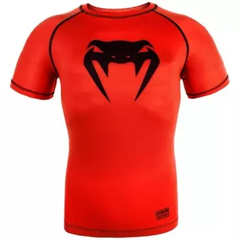 Рашгард Venum Contender 3.0 Red/Black S/S Venum