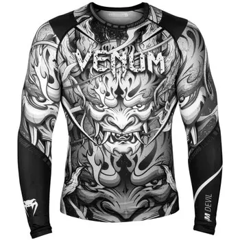Рашгард Venum Devil - White/Black L/S Venum