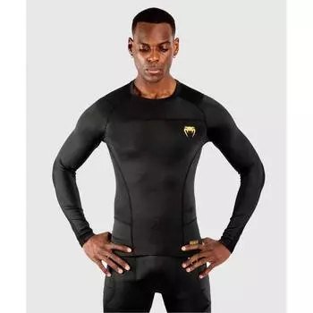 Рашгард Venum G-Fit Black/Gold L/S Venum