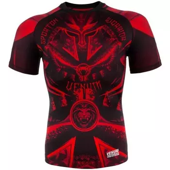 Рашгард Venum Gladiator Black/Red S/S Venum