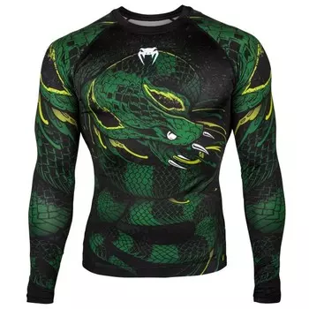 Рашгард Venum Green Viper Black/Green L/S Venum