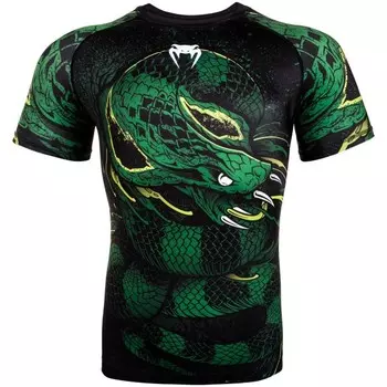 Рашгард Venum Green Viper Black/Green S/S Venum