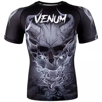 Рашгард Venum Minotaurus Black/White S/S Venum