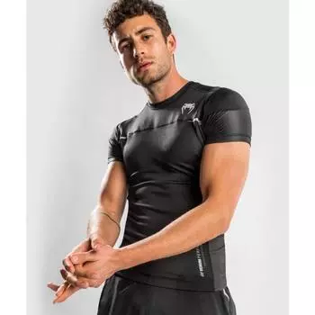 Рашгард Venum Tempest 2.0 Black/Grey S/S Venum