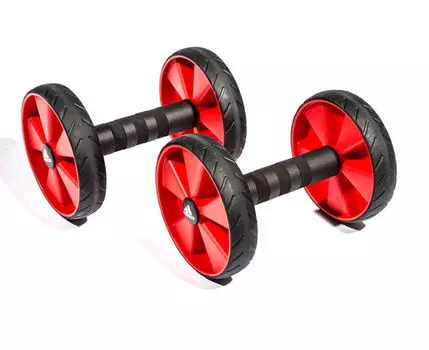 Ролики для пресса Core Rollers черно-красные