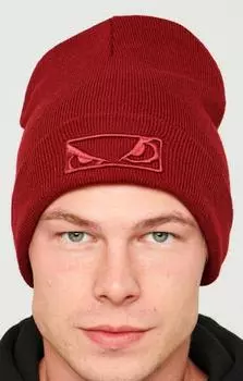 Шапка Logo 3D бордовый