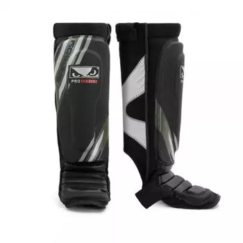 Щитки Pro Series Advanced MMA Shin Guards-Black/Green