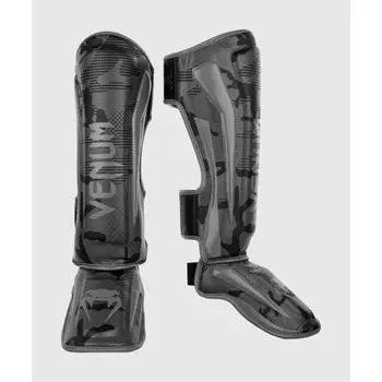 Щитки Venum Elite Black/Dark Camo Venum