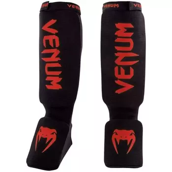 Щитки Venum Kontact Black/Red Venum