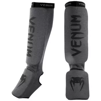 Щитки Venum Kontact Grey/Black Venum